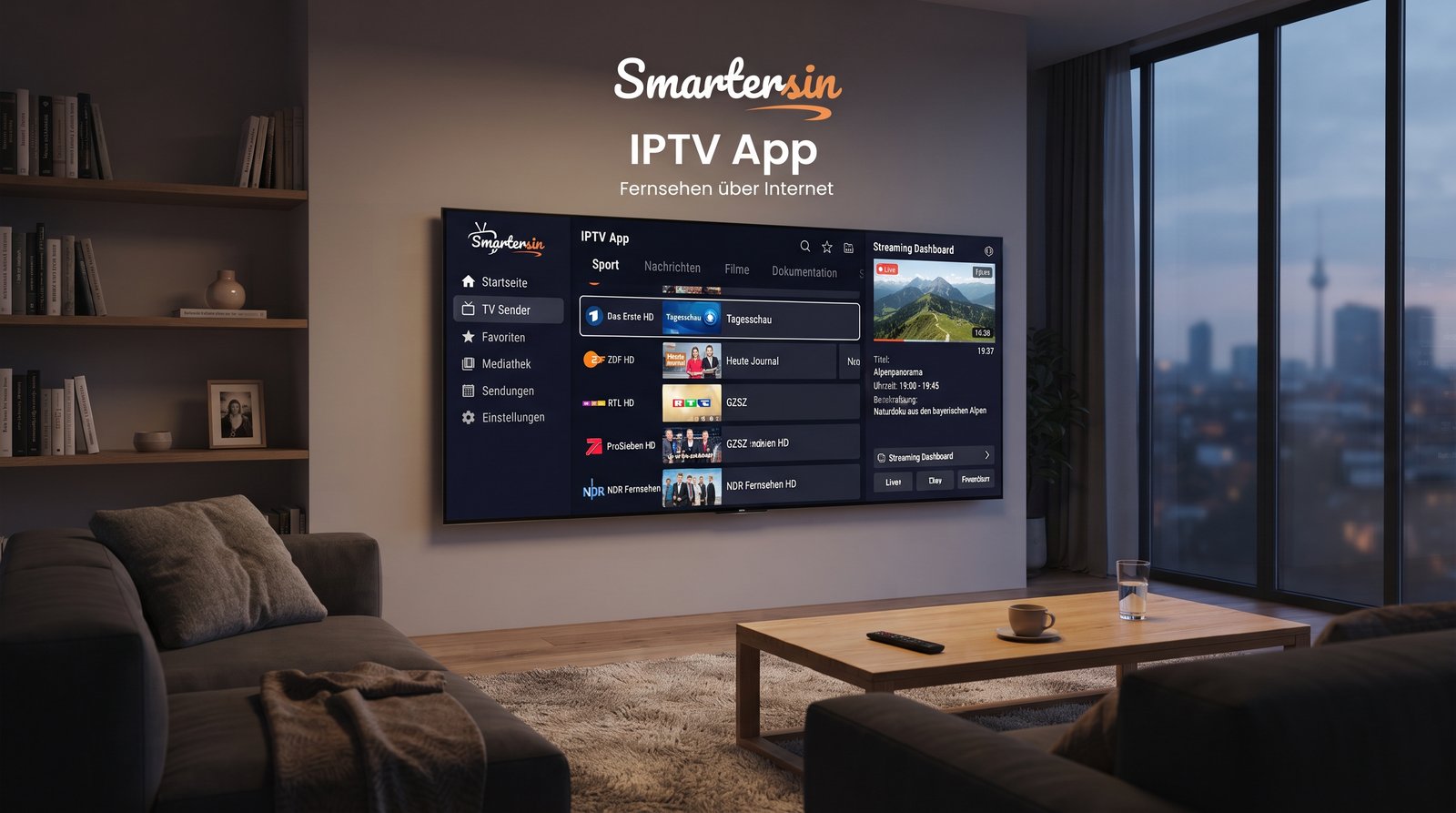 IPTV App mit Smartersin
