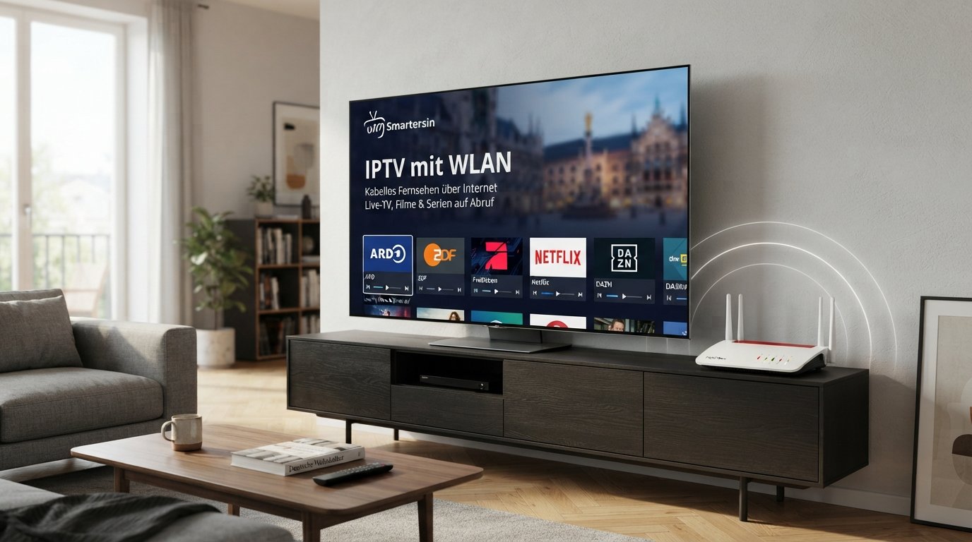 IPTV mit WLAN Fernsehen über Internet mit Smartersin